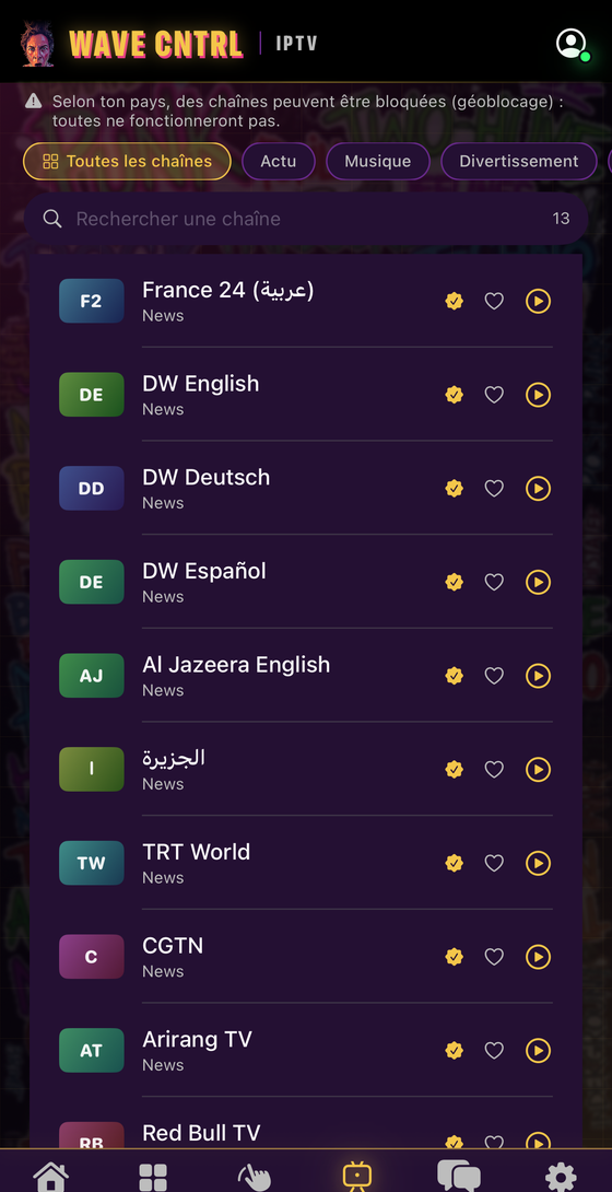 IPTV mondiale